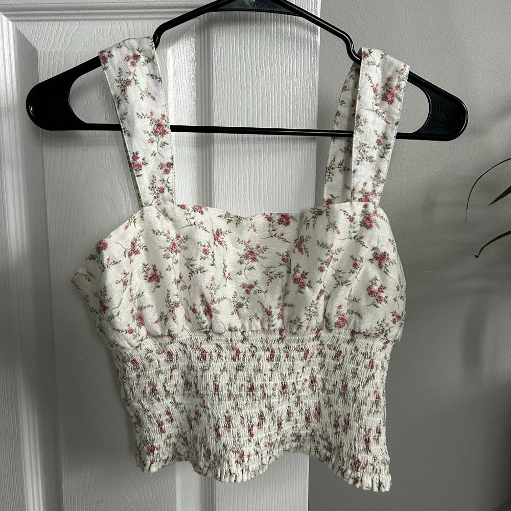 Cute Flower Crop Top